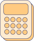 Calcium calculator icon.